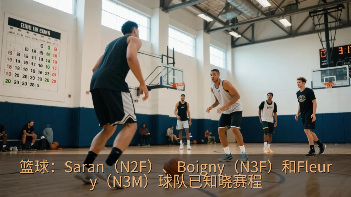 篮球：Saran（N2F）、Boigny（N3F）和Fleury（N3M）球队已知晓赛程